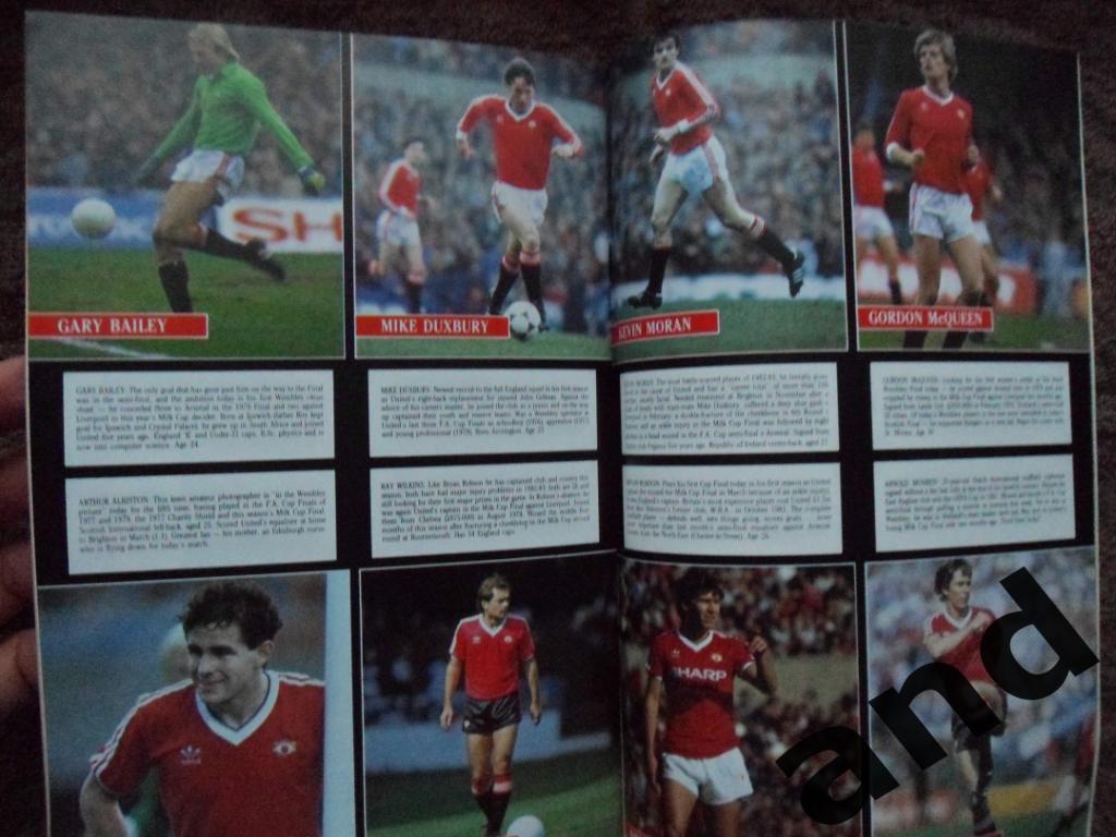программа Брайтон Альбион - Манчестер Юнайтед 1983 Финал Кубок Англии(2 постера) 3