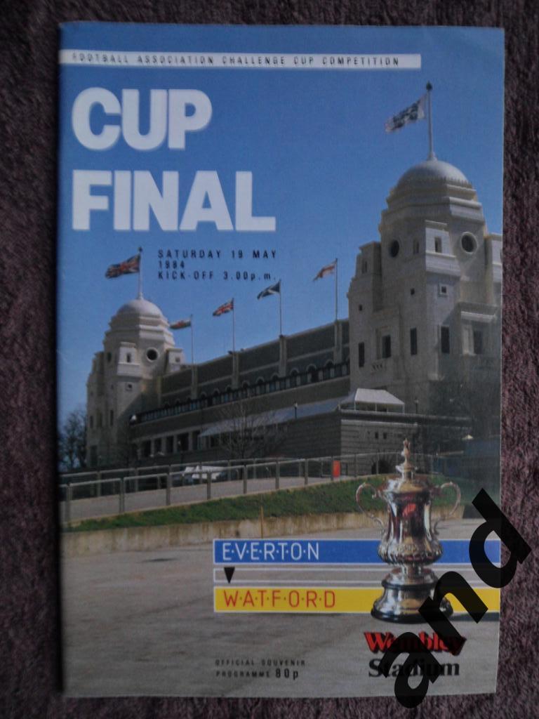 программа Эвертон - Уотфорд 1984 Финал Кубок Англии (2 постера)