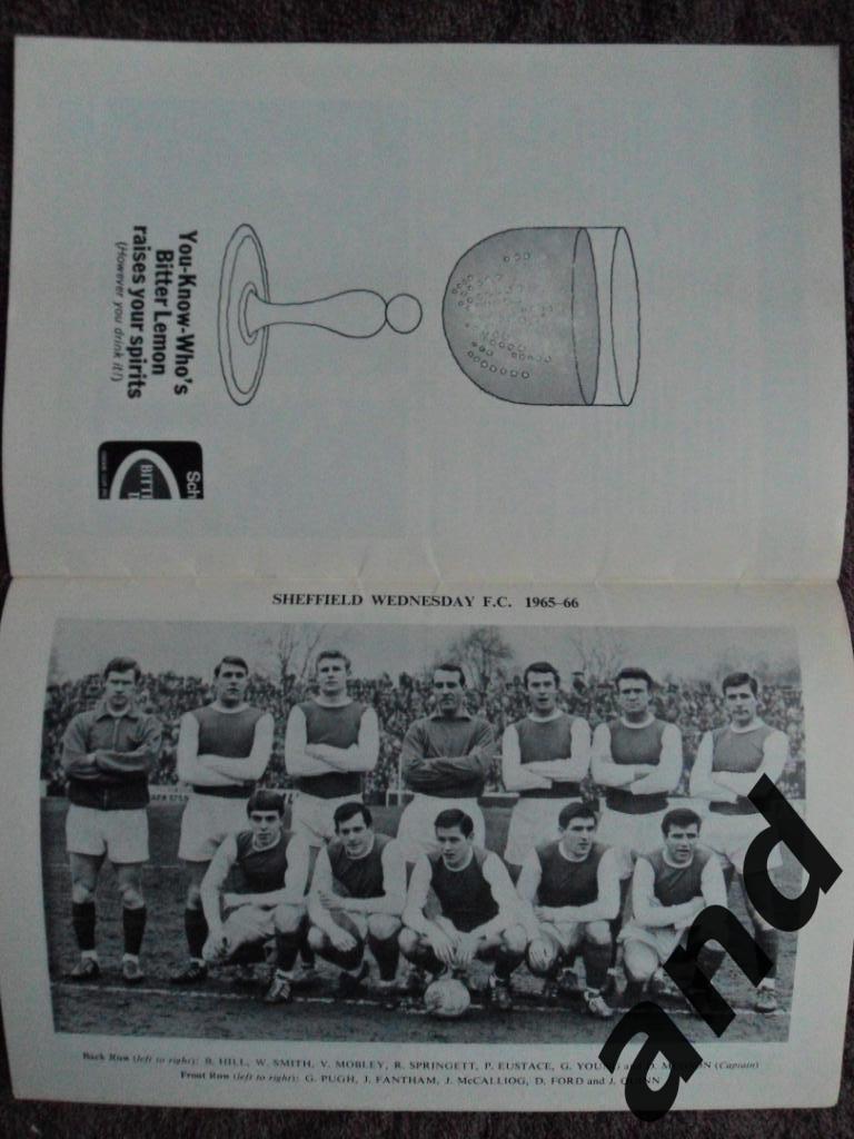 программа Эвертон - Шеффилд Уэнсдей 1966 Финал Кубок Англии 1