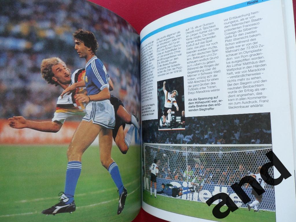книга-фотоальбом Футбол 1990 г. (ФРГ) 4