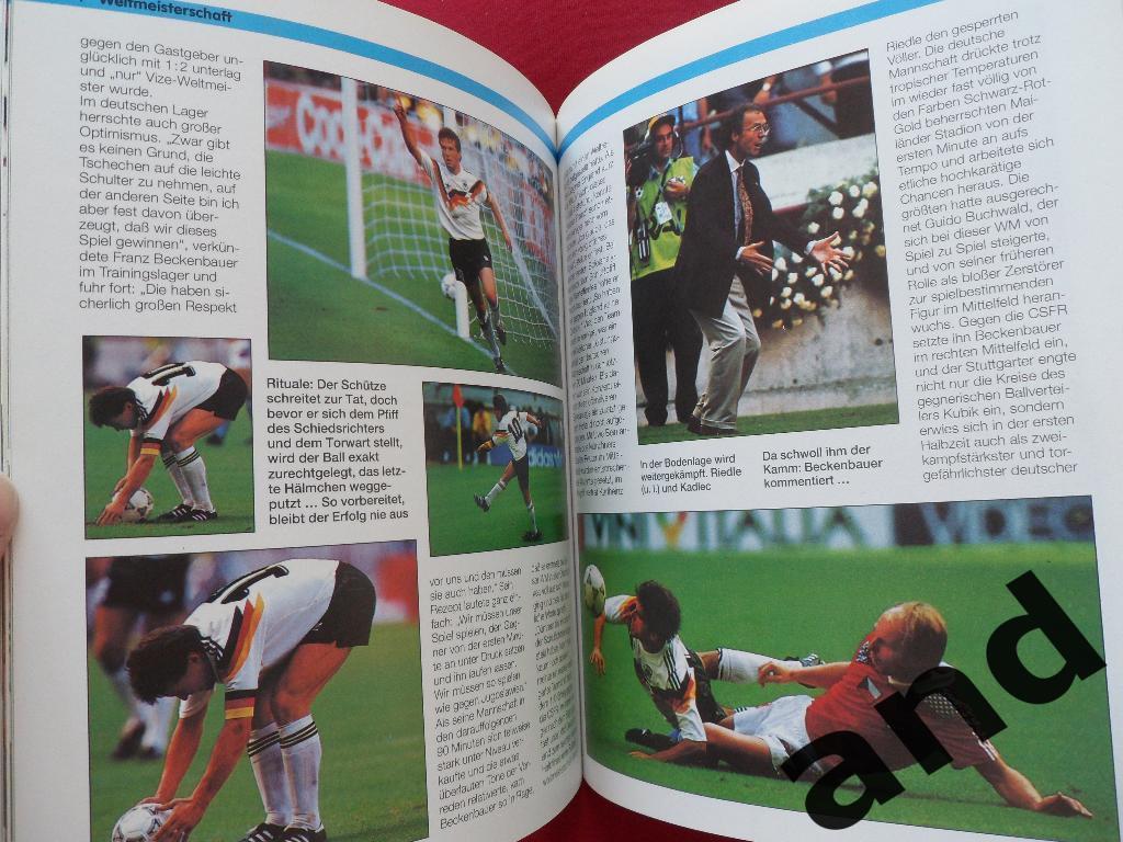 книга-фотоальбом Футбол 1990 г. (ФРГ) 5