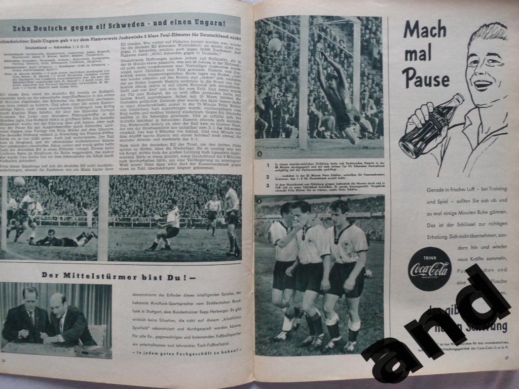 Футбол - спецвыпуск (ФРГ) - Чемпионат мира 1958 6
