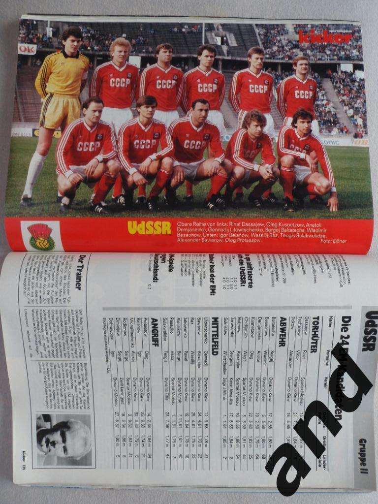 Kicker (спецвыпуск) Чемпионат Европы 1988 (постеры всех команд) 3