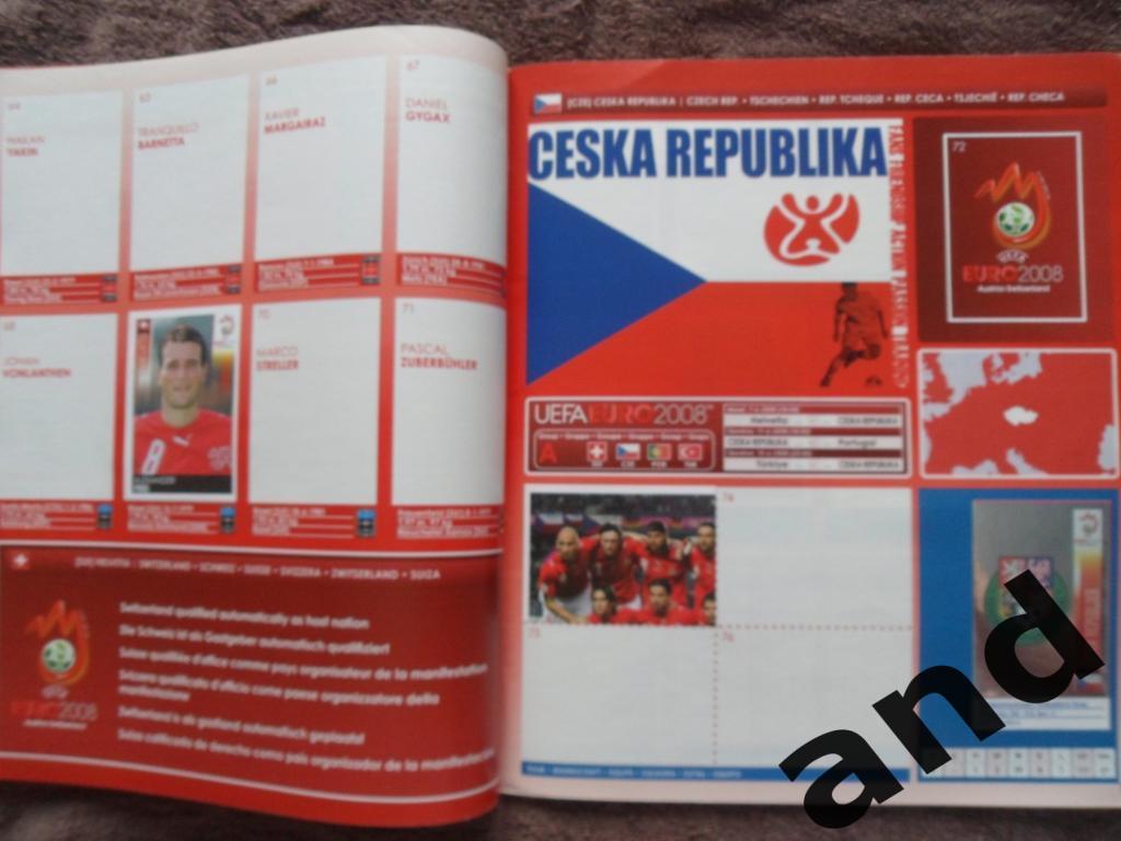 Альбом панини panini чемпионат Европы 2008 (48 наклеек) 2