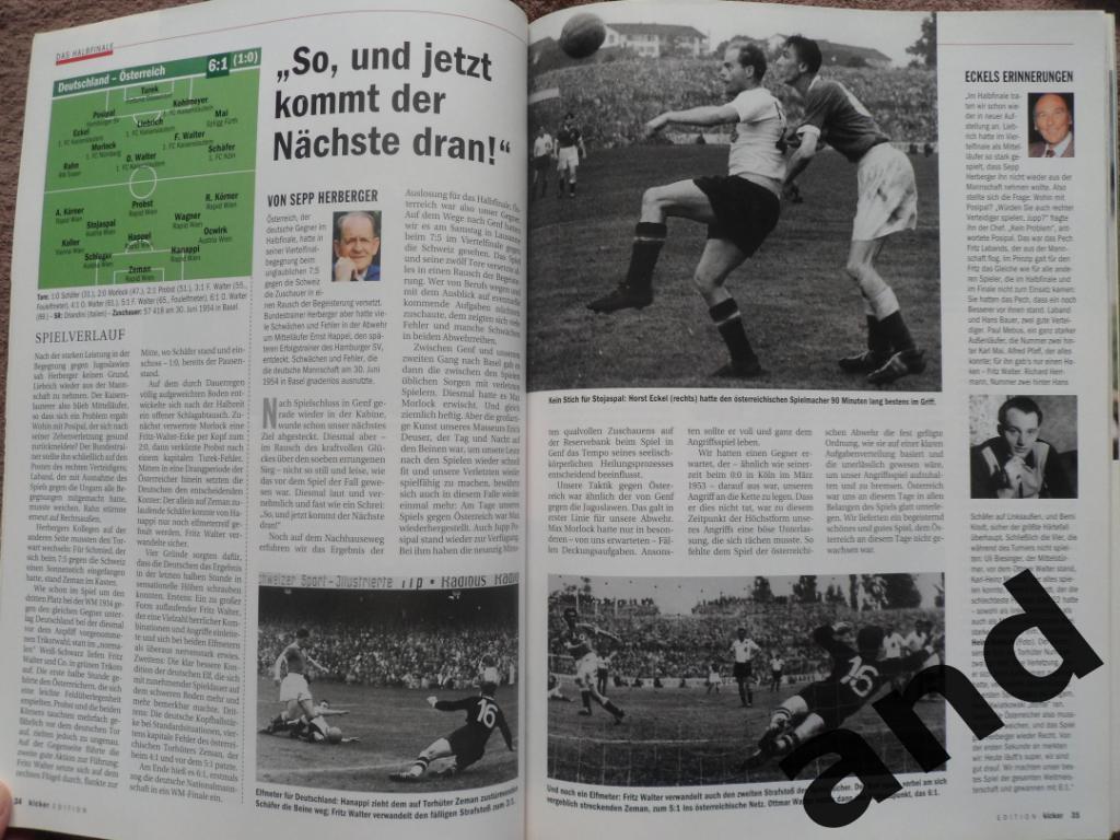 Kicker (спецвыпуск) 50 лет победы в Берне 1954 2