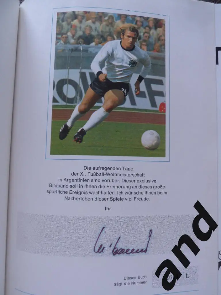 Фотоальбом У.Хенесс - Чемпионат мира по футболу 1978 г.+ автограф! 1