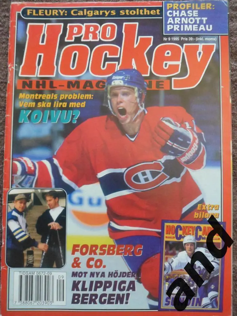 журнал Хоккей (Pro Hockey) №9 (1995)
