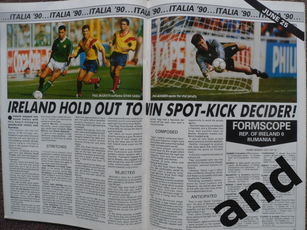 Football Monthly № 6 (1990) Чемпионат мира - 1990 3