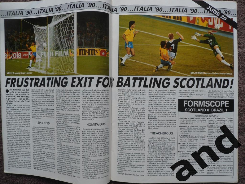 Football Monthly № 6 (1990) Чемпионат мира - 1990 5