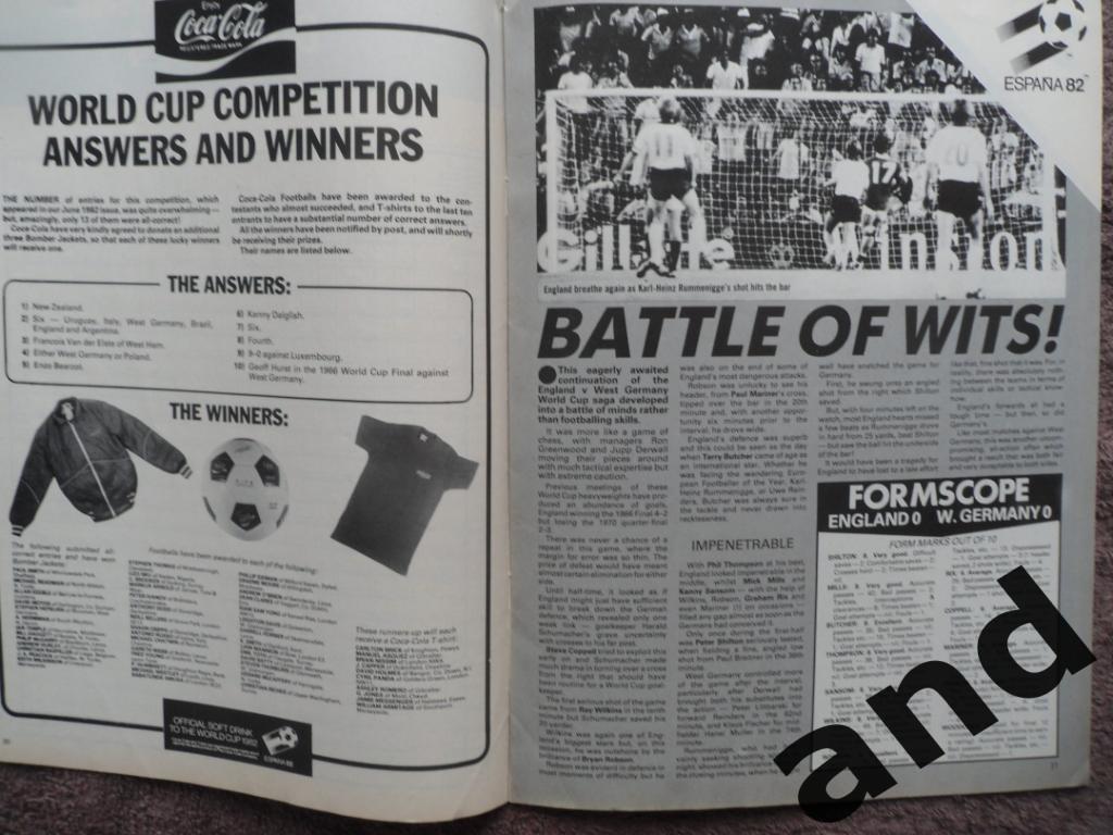 Football Monthly № 1 (1982) постер Брукинг 5