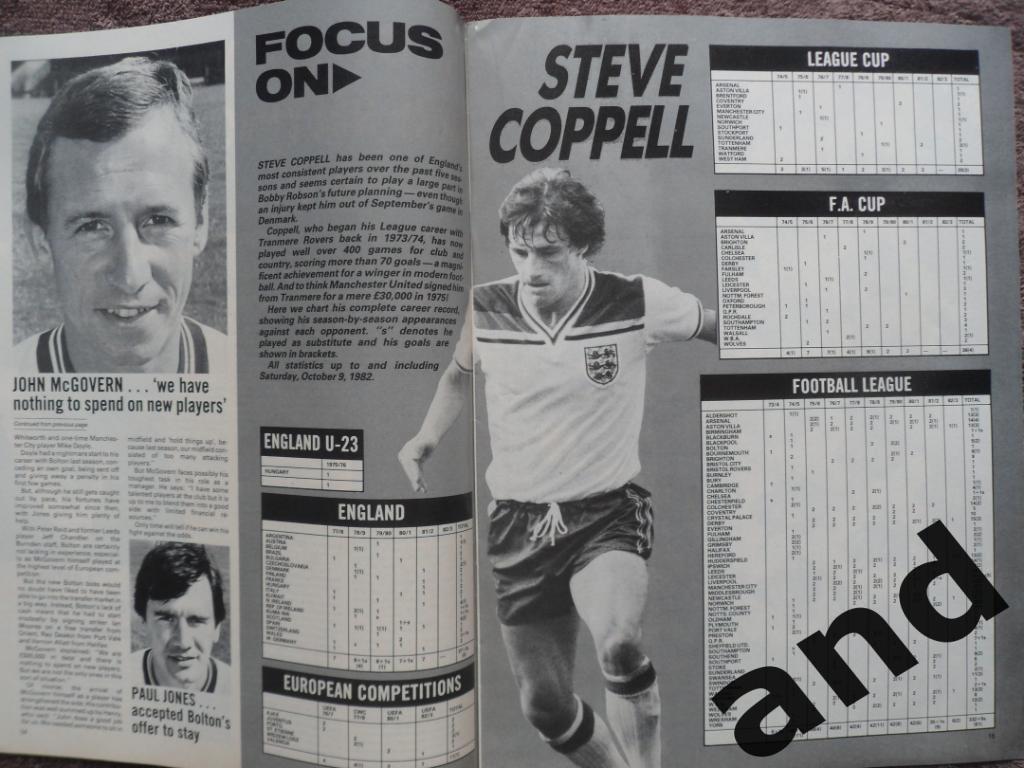 Football Monthly № 4 (1982) большой постер Уотфорд 4