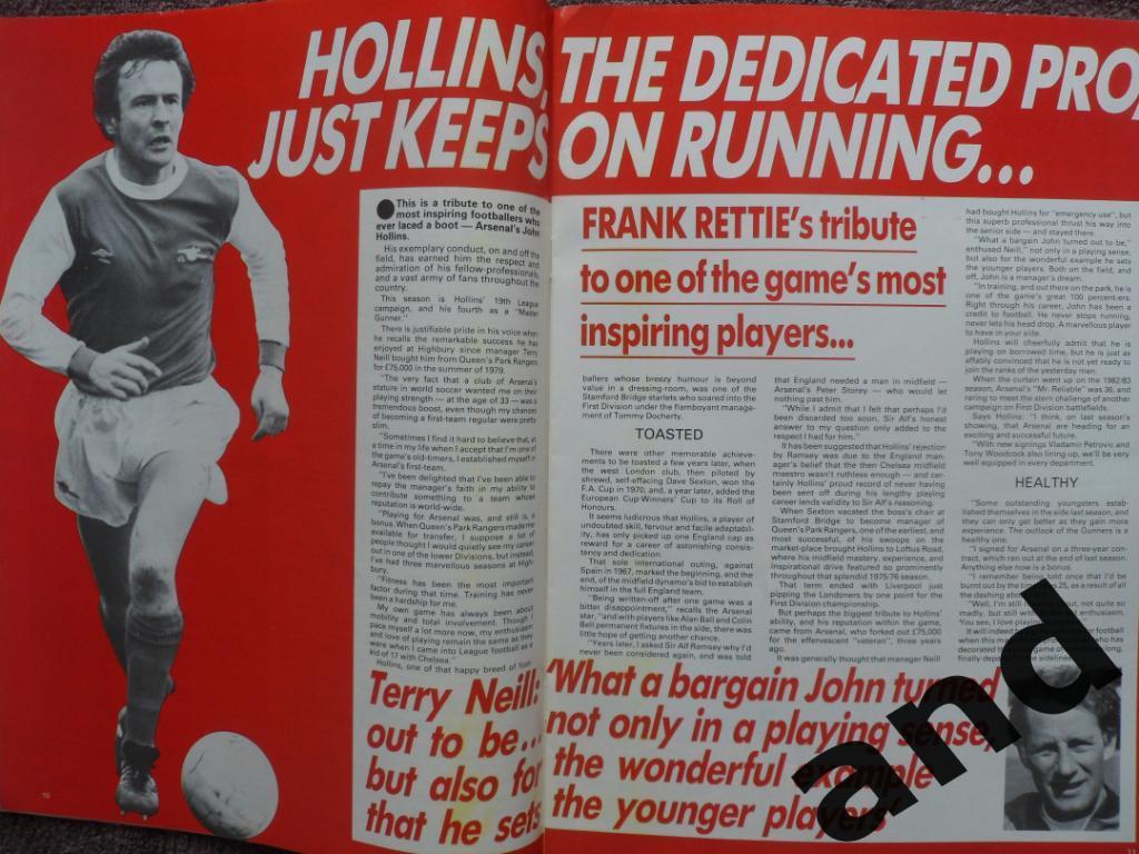Football Monthly № 3 (1982) большой постер Манчестер Сити 6