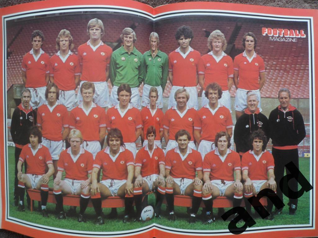 Football Monthly № 3 (1979) большой постер Манчестер Юнайтед 1