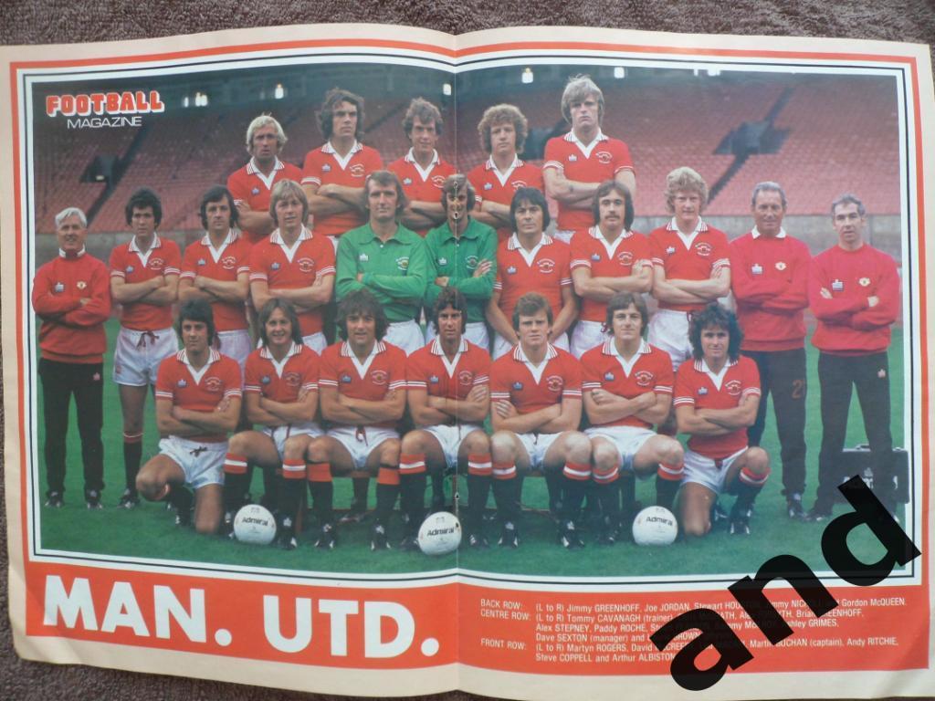 большой постер - Манчестер Юнайтед 1978