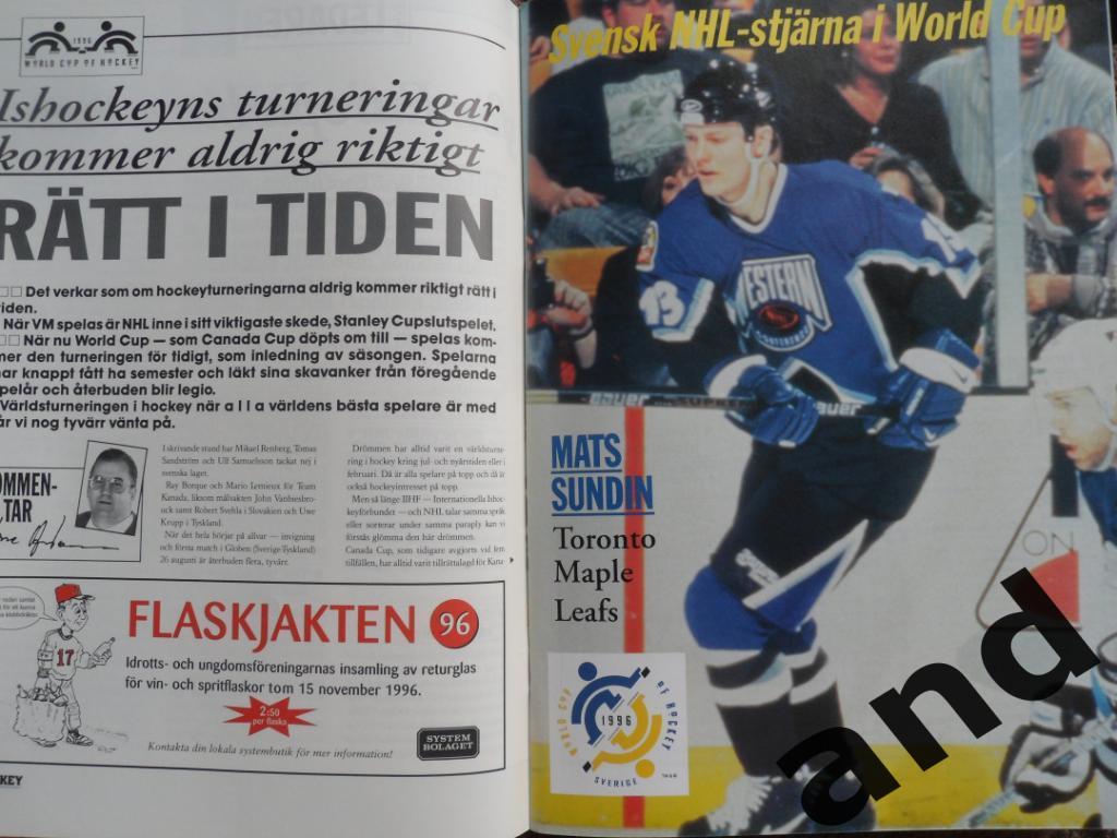 журнал Хоккей (Швеция) № 7 (1996) постеры игроков 2