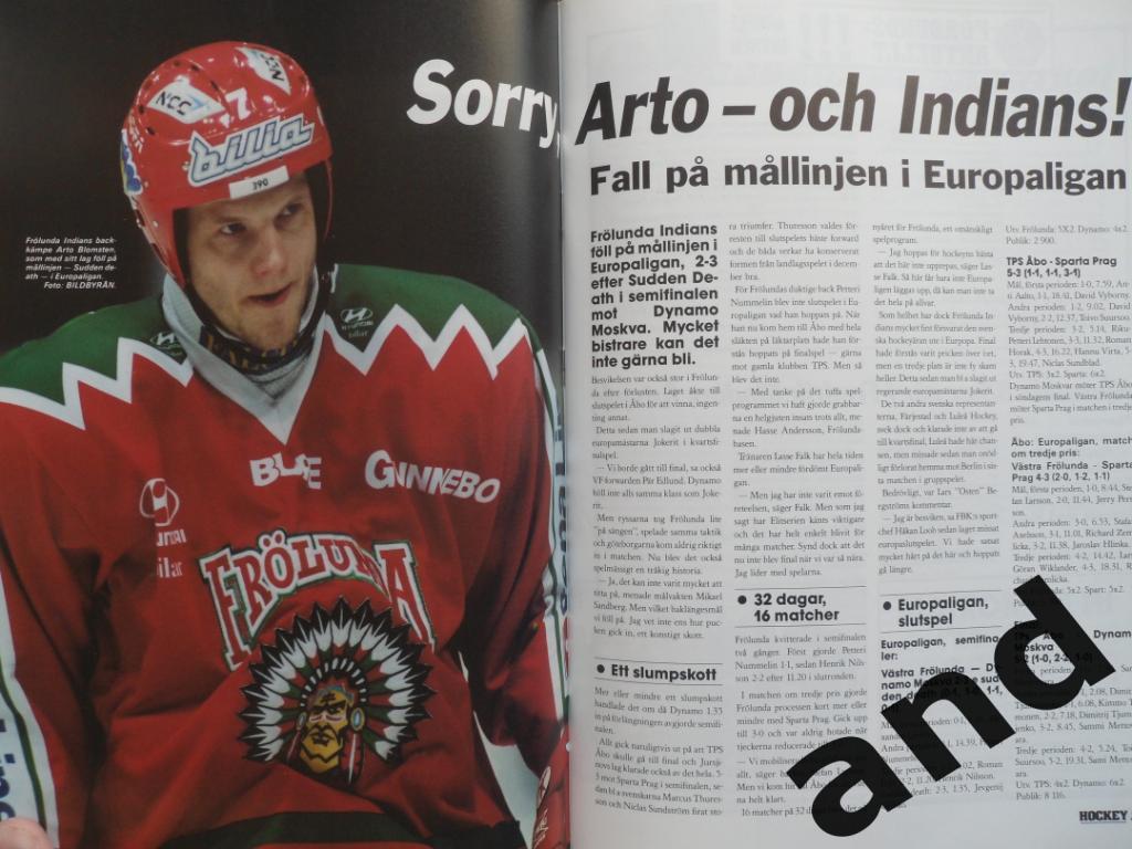 журнал Хоккей (Швеция) № 2 (1997) постеры игроков 5
