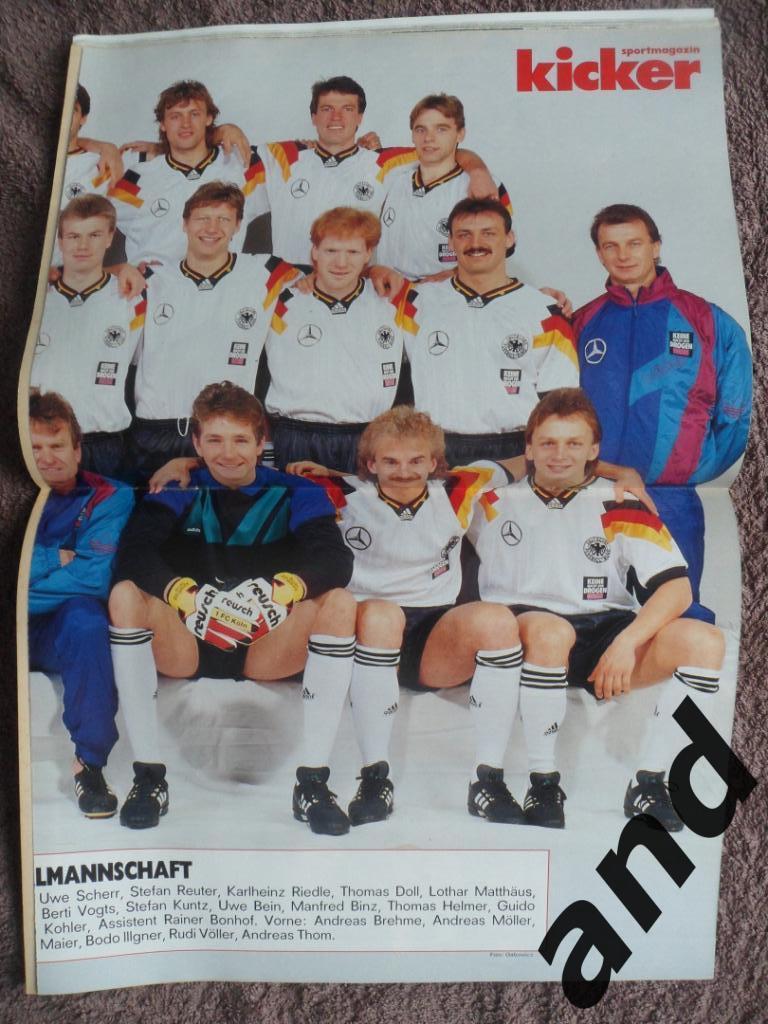Kicker (спецвыпуск) Чемпионат Европы по футболу 1992 г. (постеры всех команд) 1