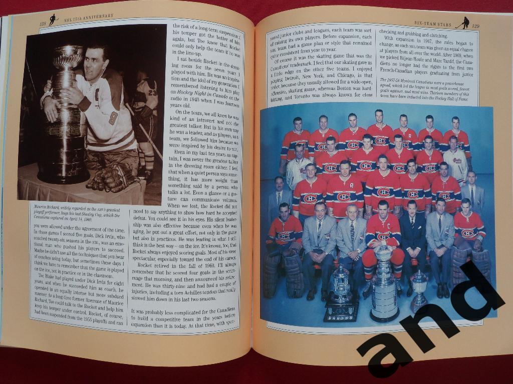 фотоальбом 75 лет НХЛ (хоккей, Кубок Стэнли) 7