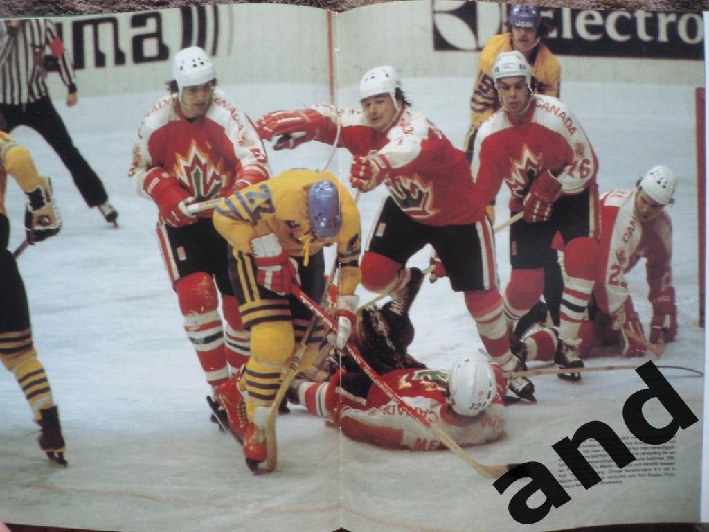 книга-фотоальбом История шведского хоккея 1977 г. 2