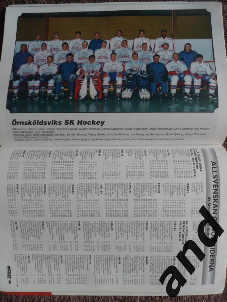 журнал Хоккей (Швеция) № 12 (1997) постеры команд Элитсерии 5