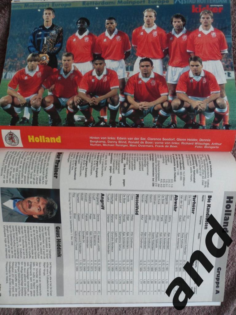 Kicker (спецвыпуск) - чемпионат Европы по футболу 1996 (постеры всех команд) 1