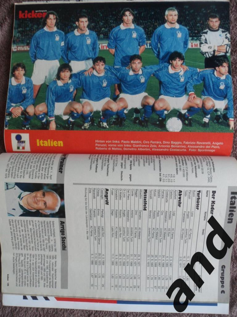 Kicker (спецвыпуск) - чемпионат Европы по футболу 1996 (постеры всех команд) 3