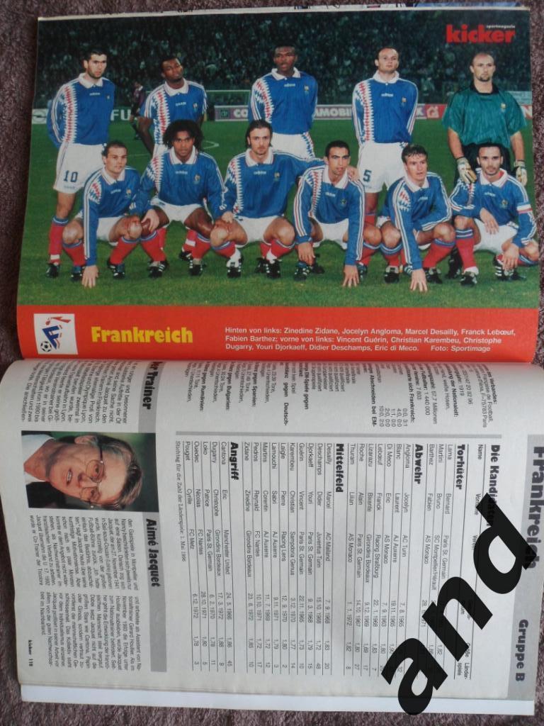 Kicker (спецвыпуск) - чемпионат Европы по футболу 1996 (постеры всех команд) 7