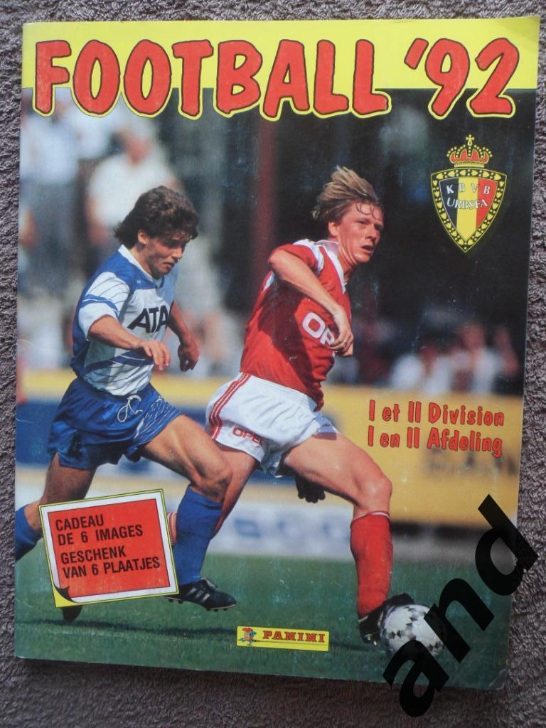 Альбом панини panini Футбол 1992 Бельгия (388 наклеек)