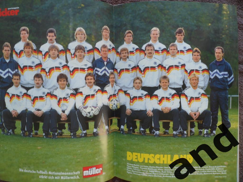 Kicker спецвыпуск- чемпионат мира по футболу 1990 (постеры всех команд) 2
