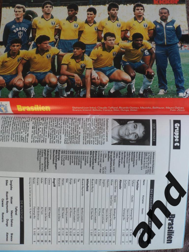 Kicker спецвыпуск- чемпионат мира по футболу 1990 (постеры всех команд) 4