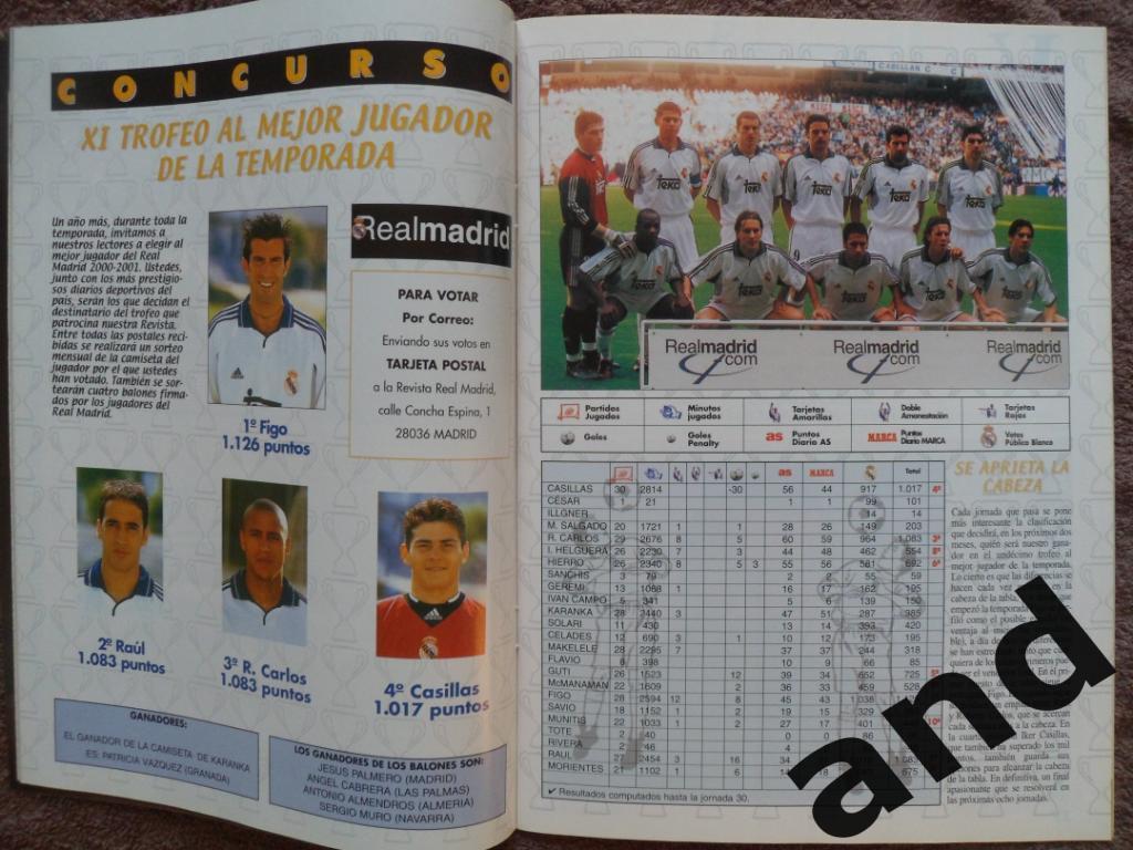 клубный журнал Реал Мадрид 2001 1