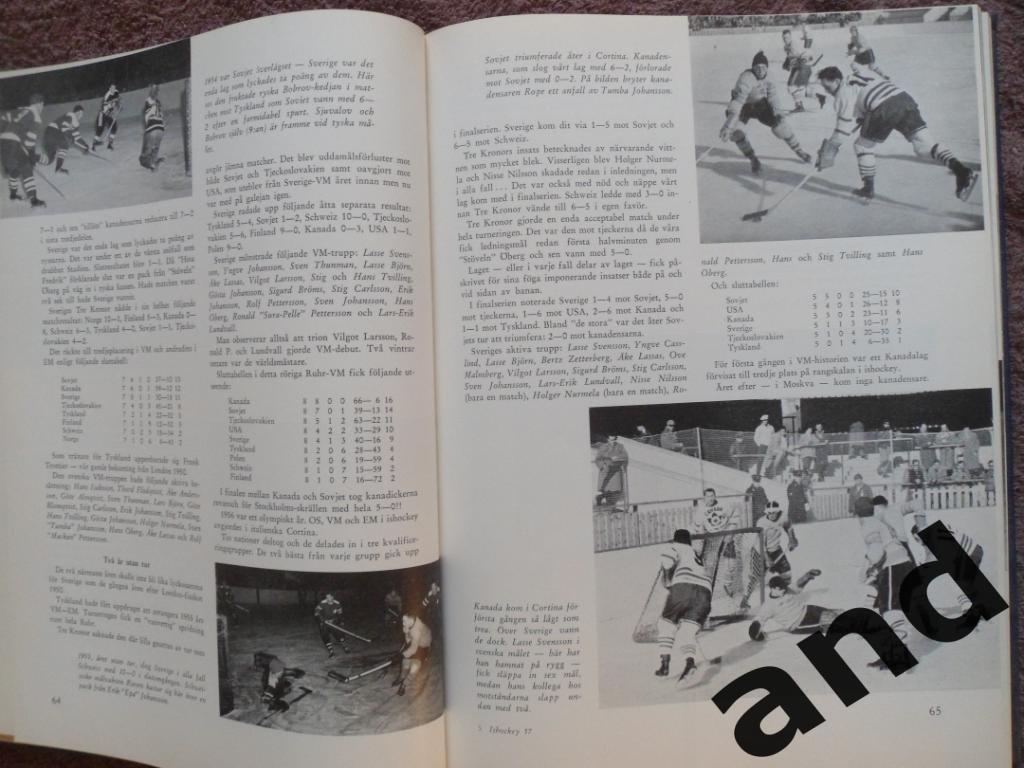книга-фотоальбом История шведского хоккея 1957 г 4