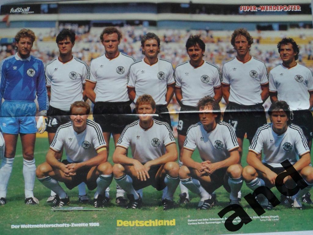 Kicker спецвыпуск Чемпионат мира 1986 + большой постер ФРГ/Аргентина 1