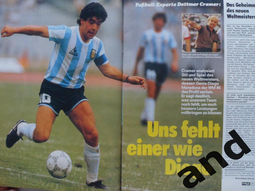 Kicker спецвыпуск Чемпионат мира 1986 + большой постер ФРГ/Аргентина 5