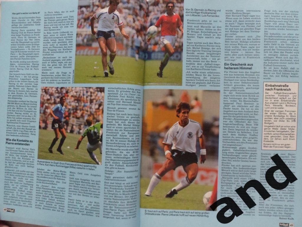 Kicker спецвыпуск Чемпионат мира 1986 + большой постер ФРГ/Аргентина 6