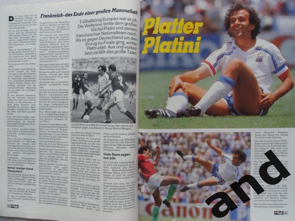 Kicker спецвыпуск Чемпионат мира 1986 + большой постер ФРГ/Аргентина 7
