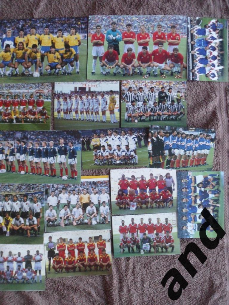 набор 90 фото Чемпионат мира по футболу-1990 г.