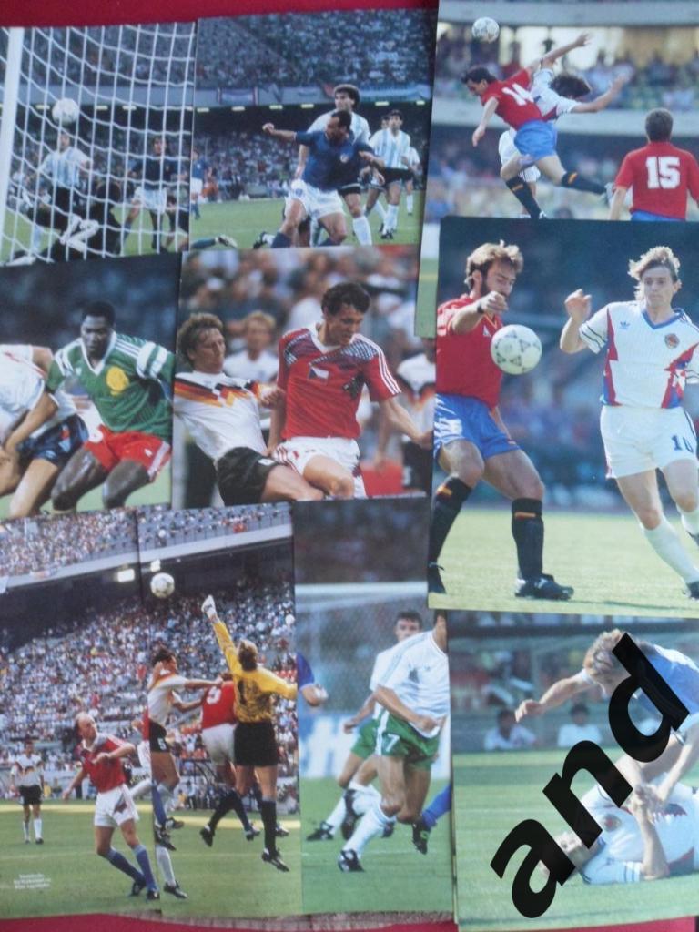 набор 90 фото Чемпионат мира по футболу-1990 г. 2
