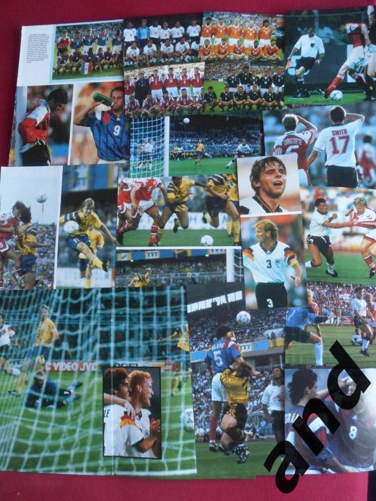 набор 80 фото Чемпионат Европы по футболу-1992 г. 1