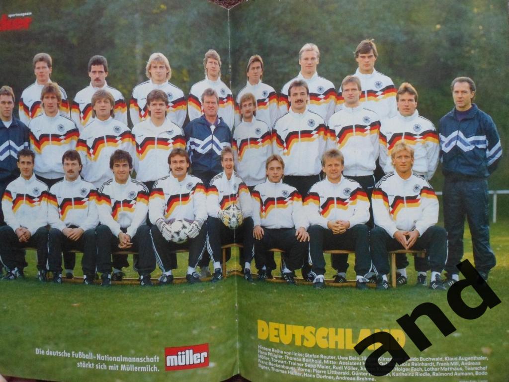 Kicker спецвыпуск- чемпионат мира по футболу 1990 (постеры всех команд) 2