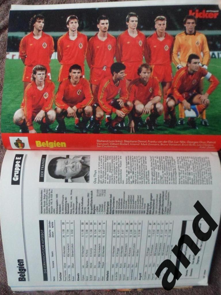 Kicker спецвыпуск- чемпионат мира по футболу 1990 (постеры всех команд) 3