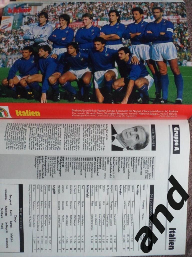 Kicker спецвыпуск- чемпионат мира по футболу 1990 (постеры всех команд) 6