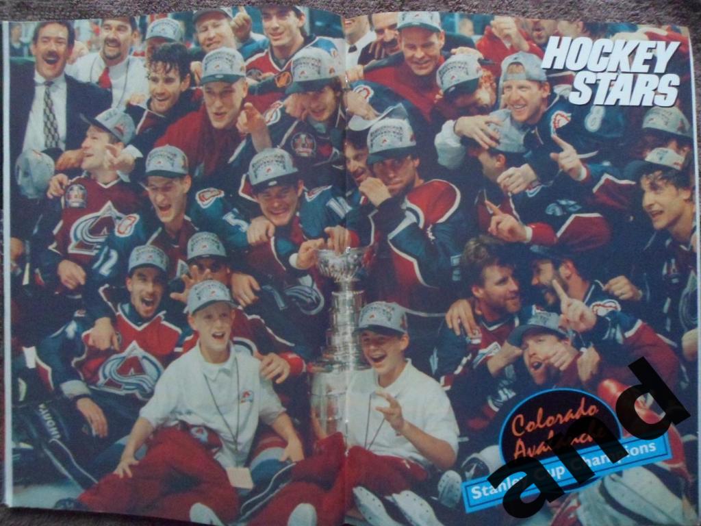 журнал хоккей Hockey Stars (США) 1995-96 (постеры) 1