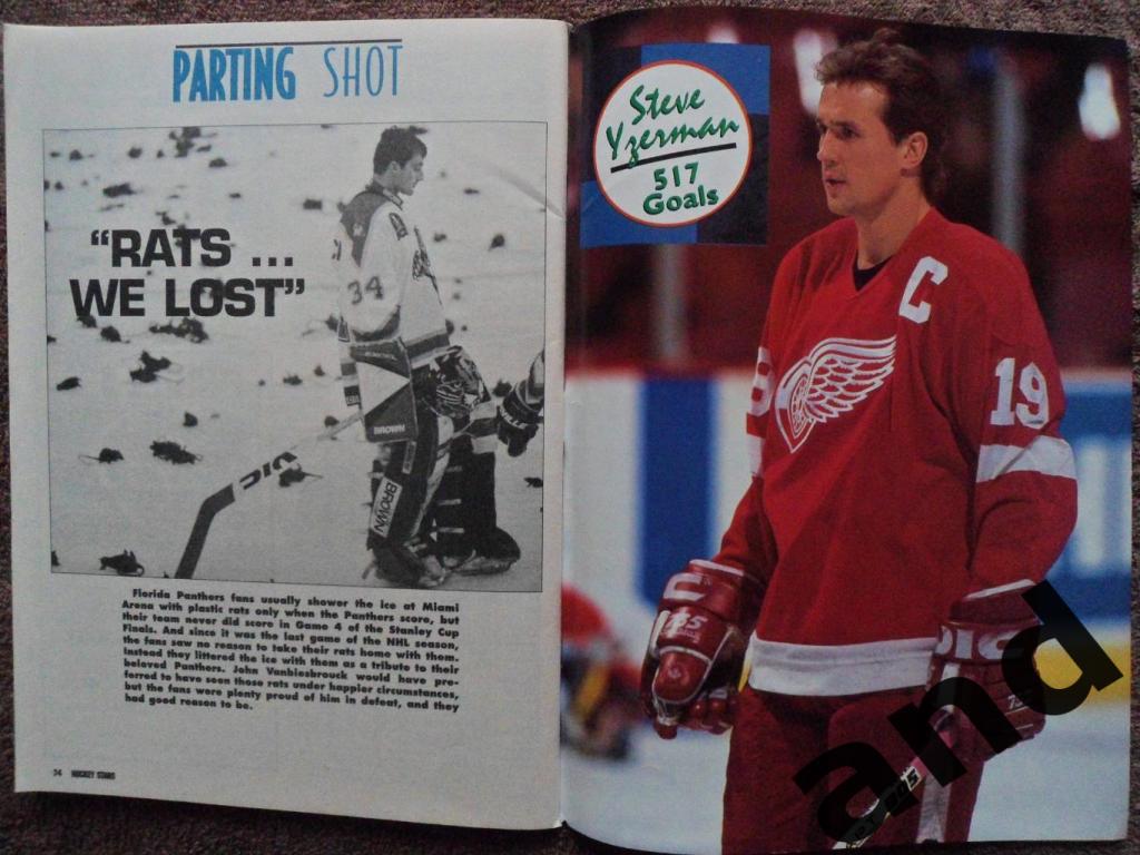 журнал хоккей Hockey Stars (США) 1995-96 (постеры) 7