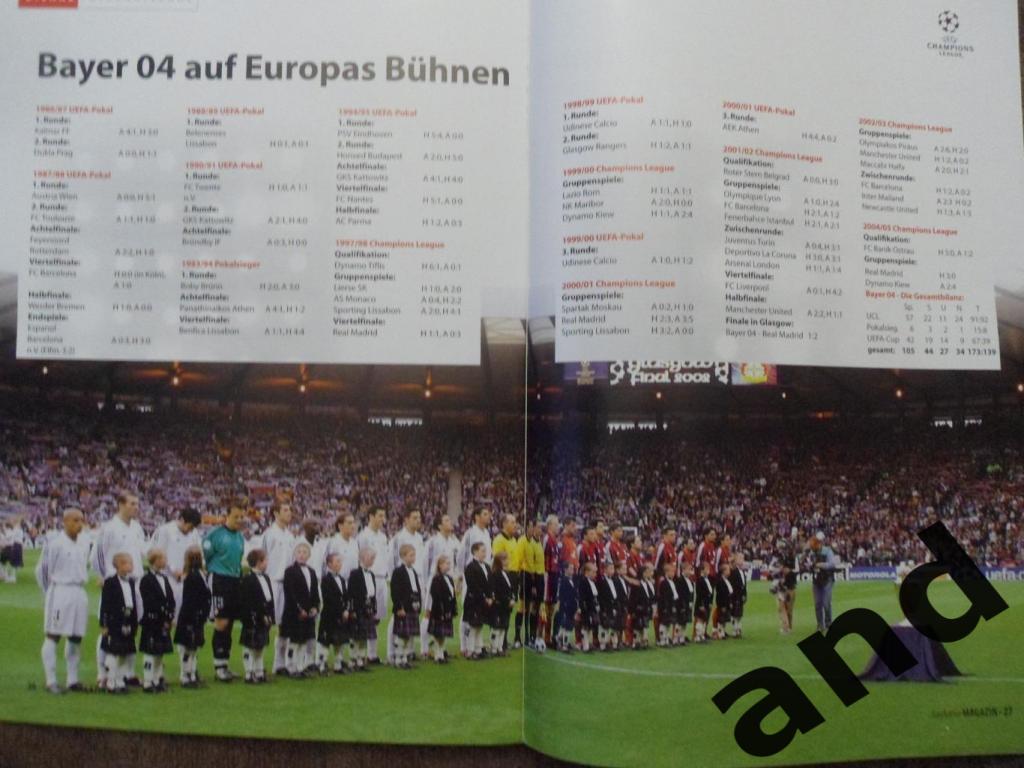 программа Байер - Рома 2004 Лига Чемпионов 2