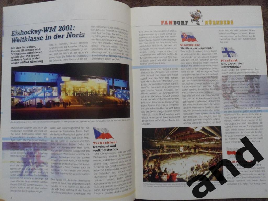 программа чемпионат мира по хоккею 2001 2
