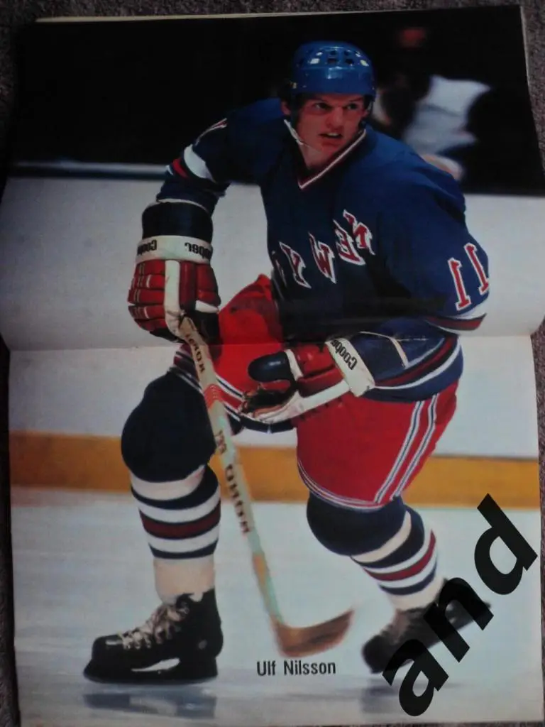 журнал хоккей Hockey Pictorial (США) / январь 1980/ постер У. Нилссон 1