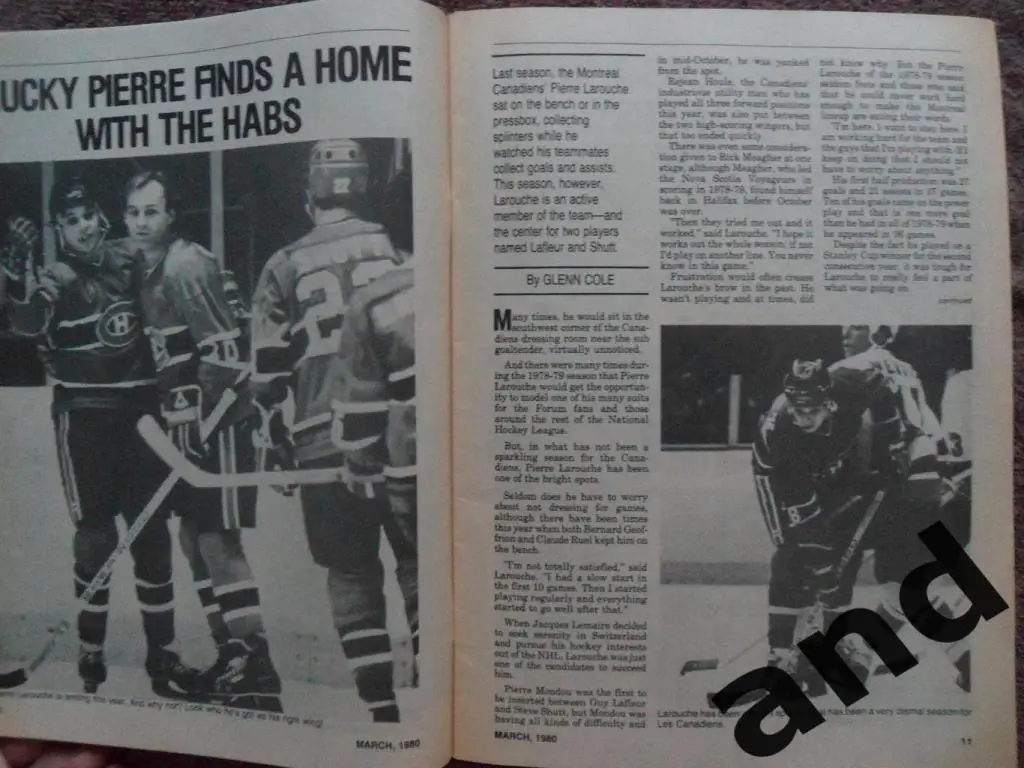журнал хоккей Hockey Pictorial (США) /март 1980 / постер Гретцки 7