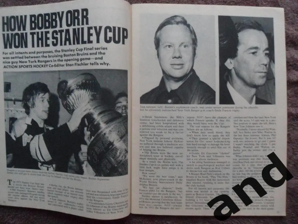 журнал Hockey хоккей (США) (октябрь 1972) 6