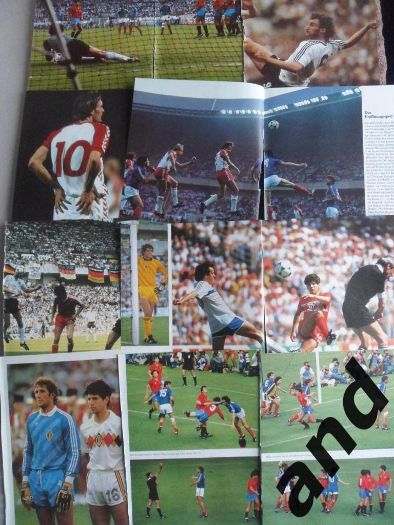 набор 80 фото Чемпионат Европы по футболу-1984 г.